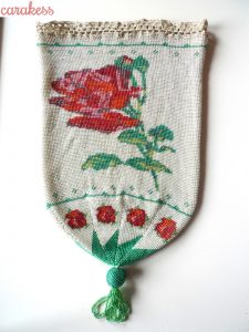 So sieht AK Rose 1 gestrickt aus