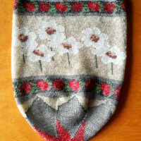 Perlbeutel Ulrike gestrickt