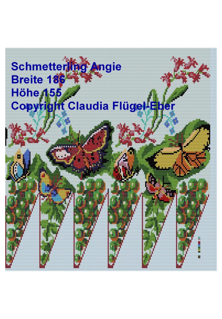 Perlbeutel Schmetterling